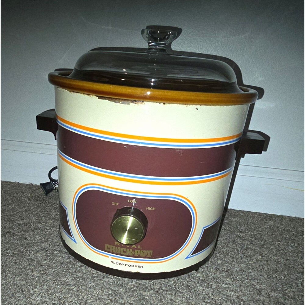 Rival Crock-Pot 3100/2 3.5 Qt Electric Slow Cooker Adjustable 3-Setting Lid